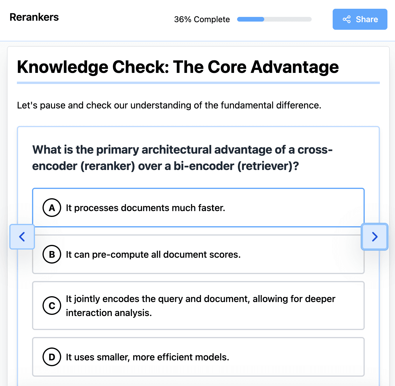 User creation: rerankers