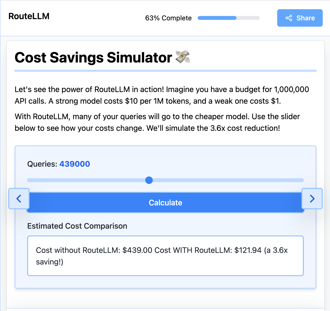 User creation: routellm